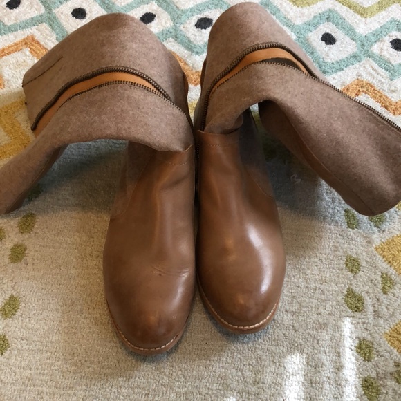 Cat wool and leather boots - Picture 4 of 6